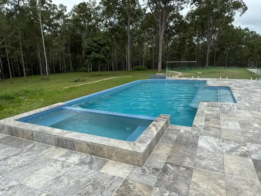Concrete pool builder Brisbane designing a custom swimming pool by CL Pools